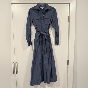 Free Assembly button down shirt dress